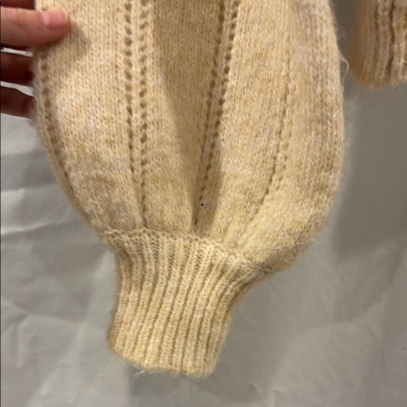 Cream Ruffled Sweater - Picture 4 of 4